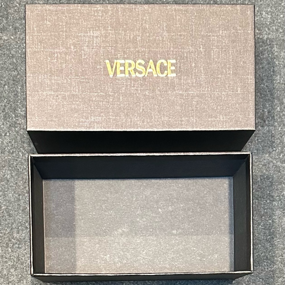 Versace Black Box with Gold Lettering - Picture 2 of 3